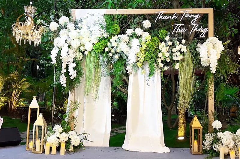 Outdoor Wedding - Dấu ấn thiêng liêng giữa không gian xanh
